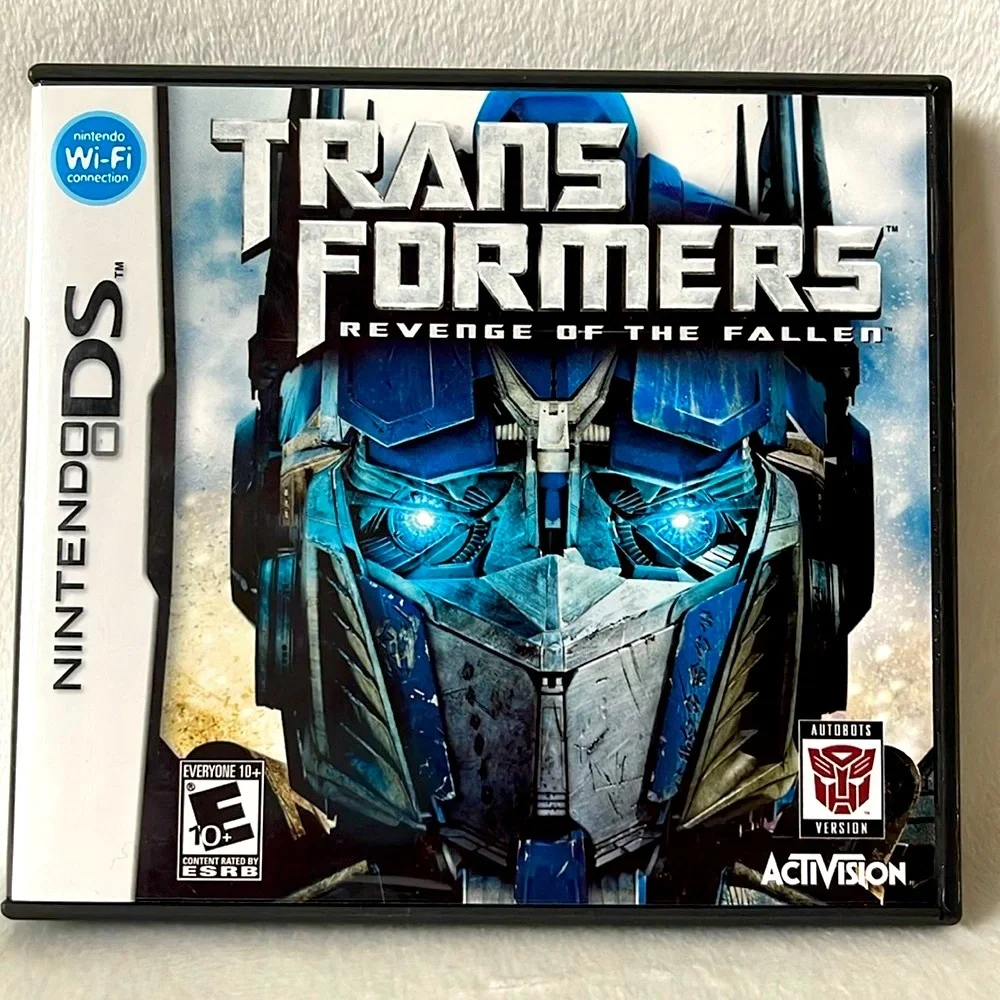 Nintendo DS Transformers Revenge of the Fallen Video Game, Manual & Case
